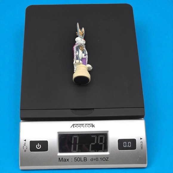 Rare Looney Tunes 1989 Warner Bros Saratoga Mint VTG Bugs Bunny King Chess Piece - Picture 8 of 11